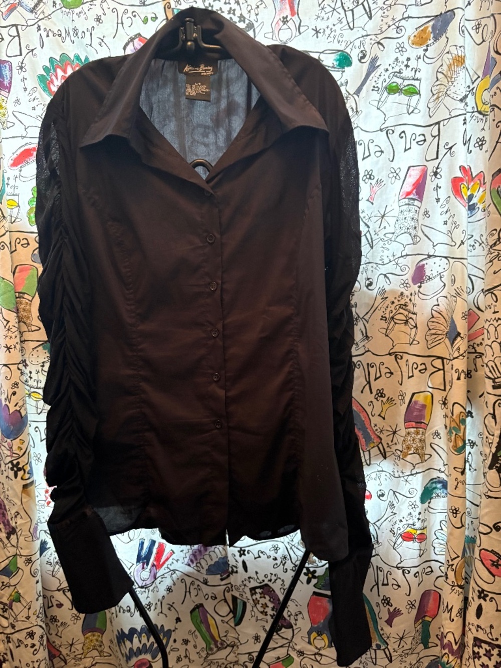 Katherine Barclay French cuff blouse